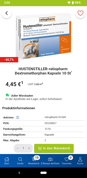 Quickpharm.net Apotheke Screenshot 3