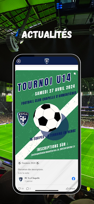FC La Chapelle d'Armentières Screenshot 1