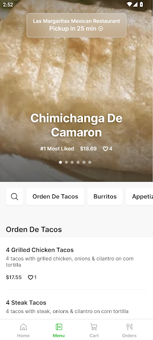 Las Margaritas Restaurant Screenshot 1