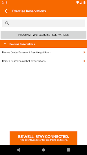 Syracuse University Wellness Screenshot 3