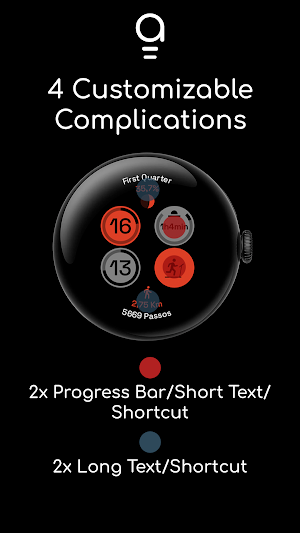 AD Circles - Watch Face Screenshot 1