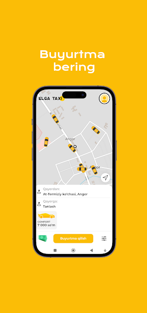 Elga Taxi Mijozlar ilovasi Screenshot 0