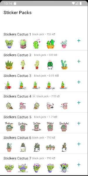 Stickers de Cactus Screenshot 0