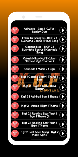 KGF Chapter 2 Movie Ringtones Screenshot 2