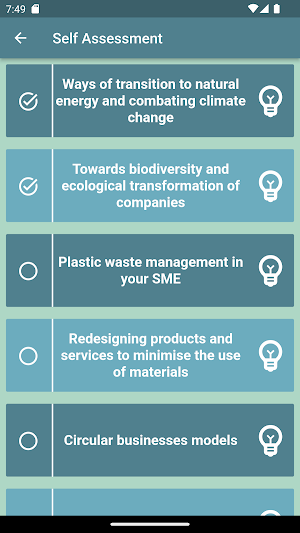 Environmental app for startups Screenshot 3