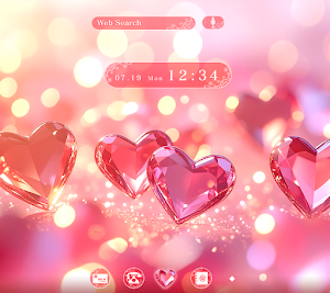 Crystal Hearts Theme +HOME Screenshot 0