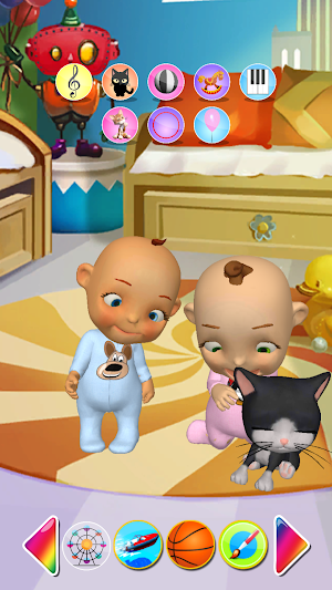 Talking Baby Twins Newborn Pro Screenshot 2