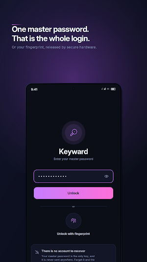 Keyward: Password Manager Screenshot 0