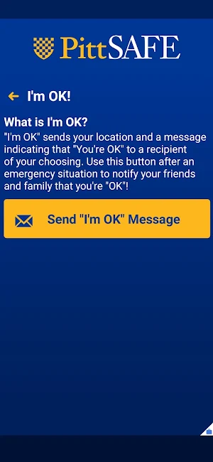 PittSAFE - Pitt Public Safety Screenshot 3