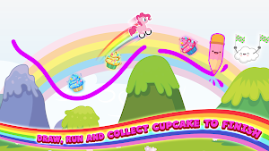 Pony Go : Drawing Race - Rainbow Paint Lines Screenshot 1
