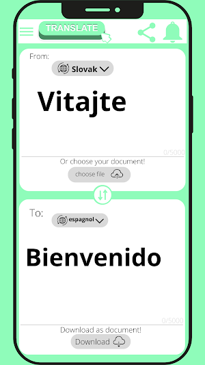 Spanish - Slovak translator Screenshot 1