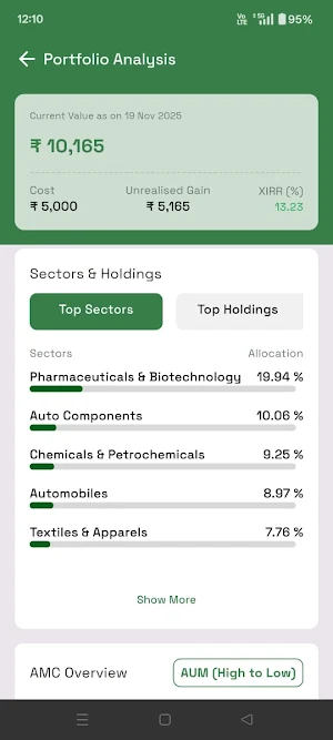 Investwise Wealth Screenshot 2