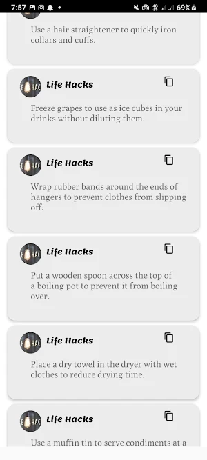 Life Hacks Screenshot 0