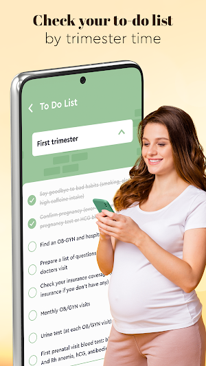 Pregnancy Tracker, Calendar Screenshot 2