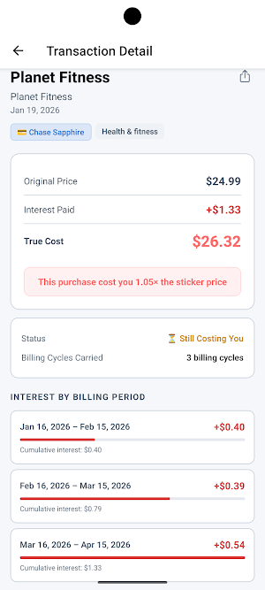 Pay Down: Credit Card Payoff Screenshot 1