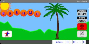 Pluie de lettres - Jeu de mots Screenshot 2