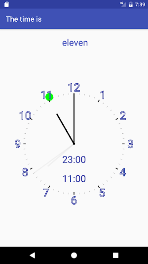 The time is - english Screenshot 0