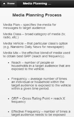 Media Planning Screenshot 1