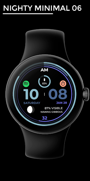 Nighty Minimal 06 - watch face Screenshot 0