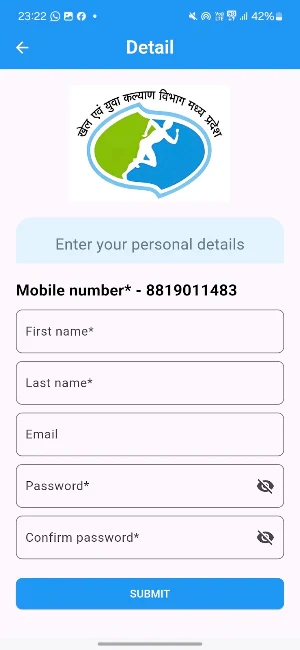 DSYWMP Player Registration Screenshot 3