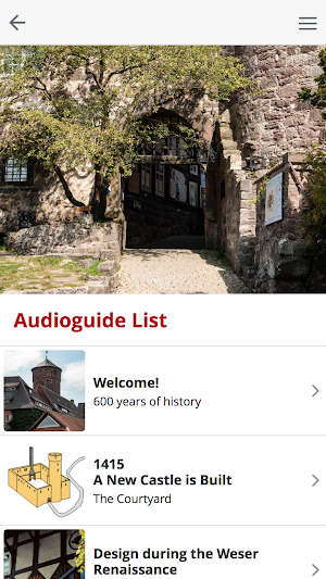 Burg Ludwigstein - Audioguide Screenshot 2