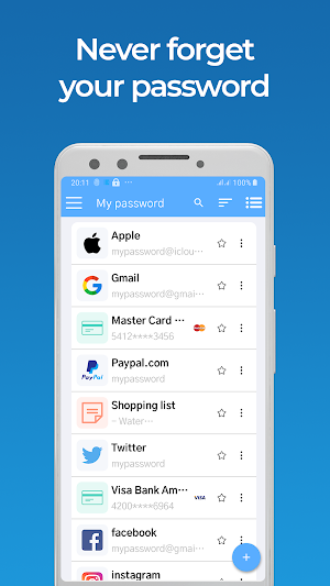 My Password Manager Screenshot 0