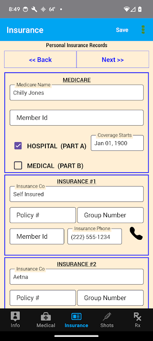 MediQuik Screenshot 2