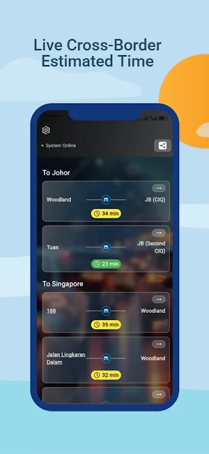 JB SG Traffic Checkpoint Live Screenshot 0