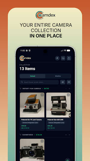 Camdex: Camera Identification Screenshot 0