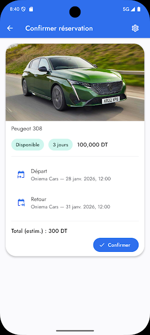 Moudhaffer Location de Voiture Screenshot 2