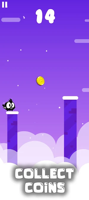 Hoppy Bird Platformer Game Screenshot 2