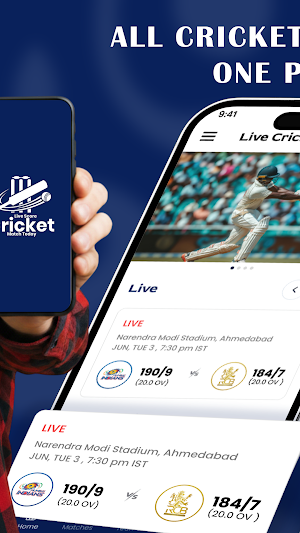 Cricket Live Score Today Match Screenshot 1