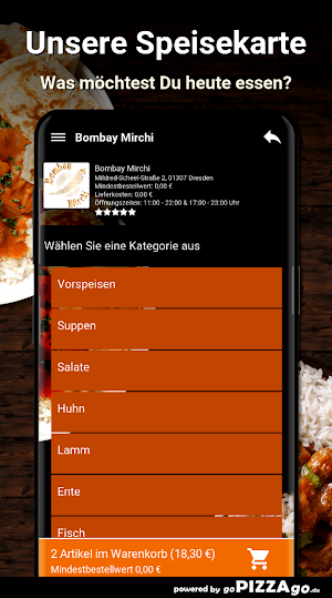 Bombay Mirchi Dresden Screenshot 3