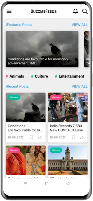 BuzzMeFeeds Screenshot 1