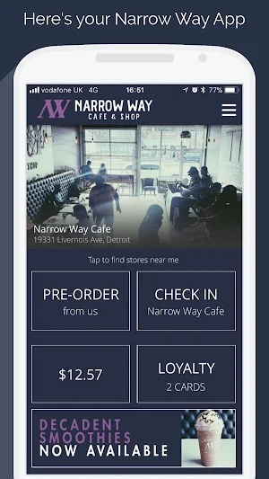 Narrow Way Cafe Screenshot 0