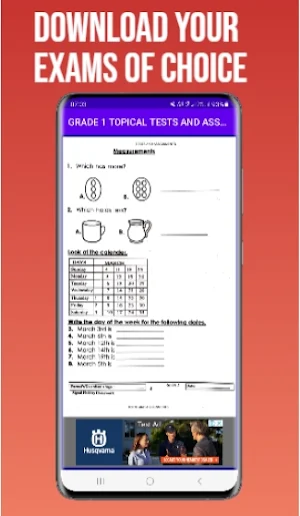 Grade 1 subjects Topical Tests Screenshot 3