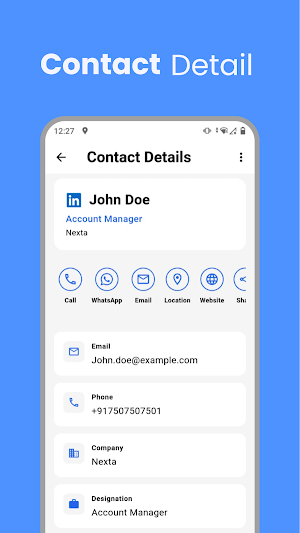 BizDro - Business Card Scanner Screenshot 2