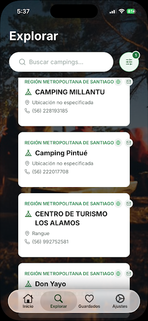 Camping Chile Screenshot 2
