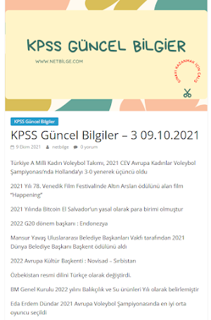Kpss Güncel Bilgiler Screenshot 1