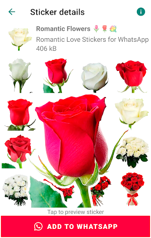 Romantic Stickers for WhatsApp Screenshot 2