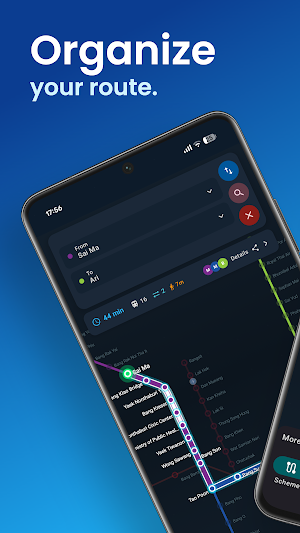 Bangkok Metro Map: BTS MRT ARL Screenshot 0