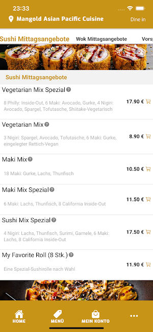 Mangold Asian Pacific Cuisine Screenshot 2