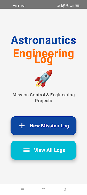 Astronautics Engineering Log Screenshot 0