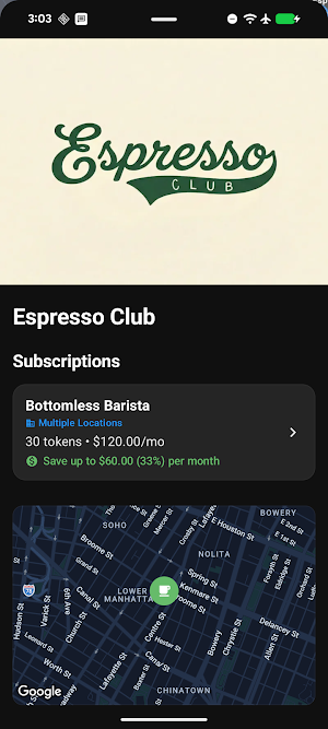 Espresso Club Screenshot 1