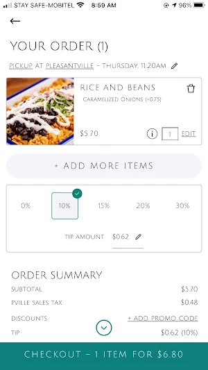 The Taco Project App Screenshot 3