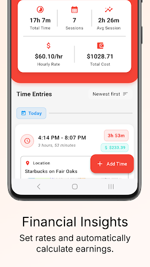 Daypad - Simple Time Tracker Screenshot 2