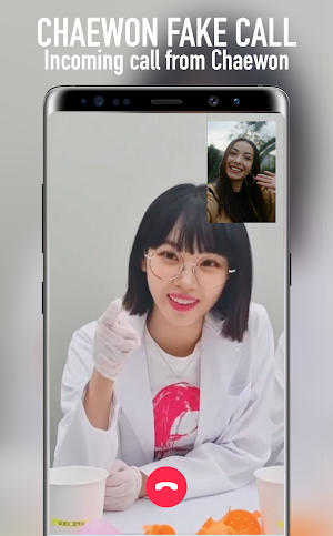 Chaewon Fake Call Screenshot 1