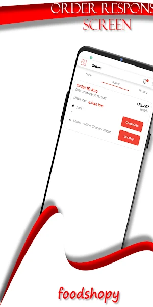 FoodShopy - Rider Screenshot 2