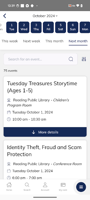 Reading Public Library (MA) Screenshot 3