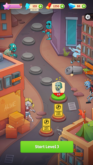 Merge Zombie Survival Screenshot 2